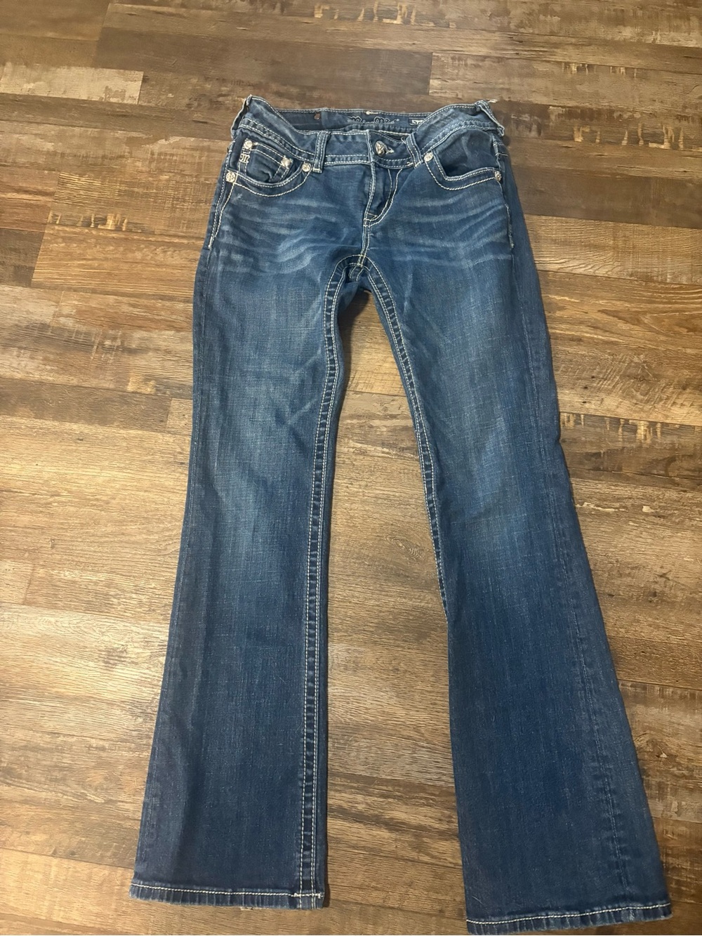 Miss Me Dark Blue Boot Cut Jeans